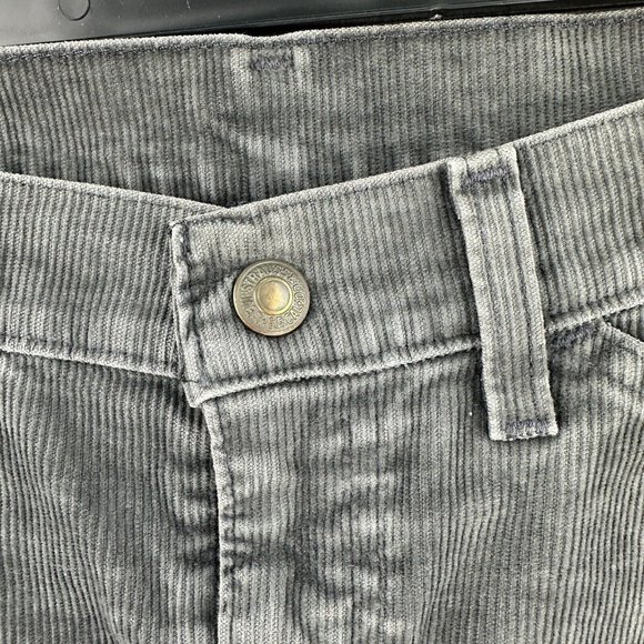 Vintage Levi’s Long Skirt Corduroy Surplus Sz 8 Gray Boho‎ Side Slit Red Tab - Picture 4 of 9
